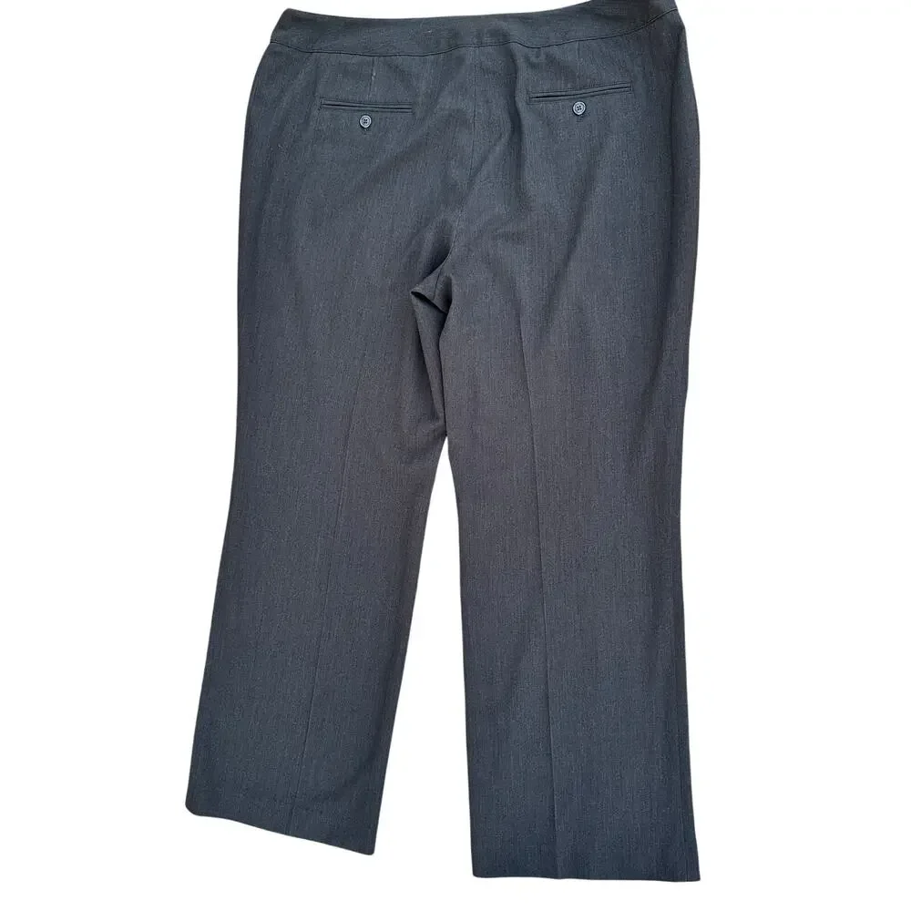 Atelier Luxe Size 18 W gray dress pants